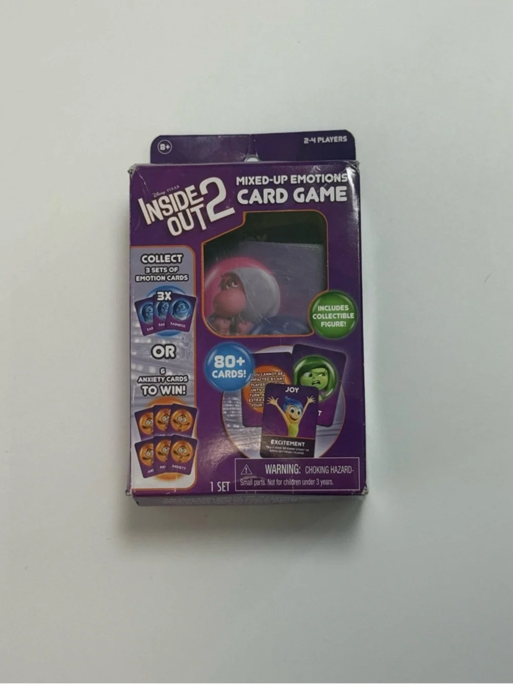 Inside Out 2 Mixed-Up Emotions Card Game - Purple NWT Disney kids fun party play